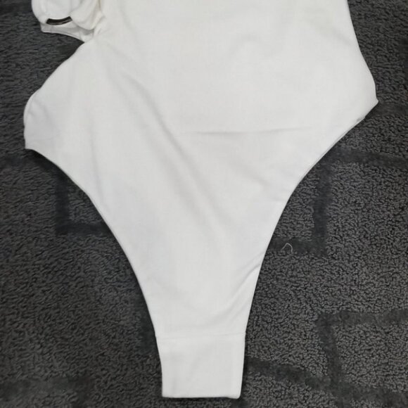 STRAPLESS WHITE SWIMSUIT - Picture 4 of 4